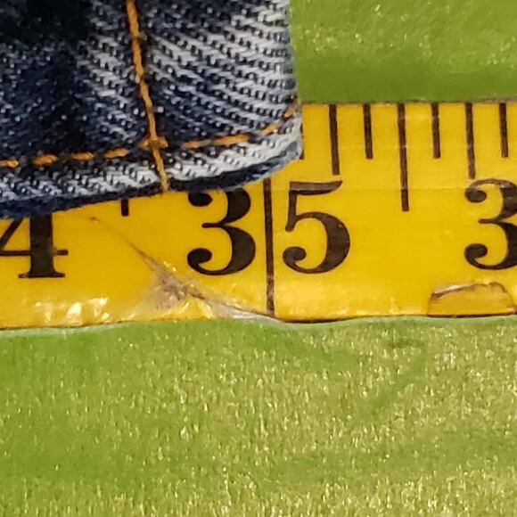 Levis 501 Jeans Mens 34x35 Blue Denim Button Fly Straight Medium Wash XX - Picture 14 of 15